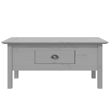 Salontafel Bodo 100X55X46 Cm Massief Grenenhout Grijs