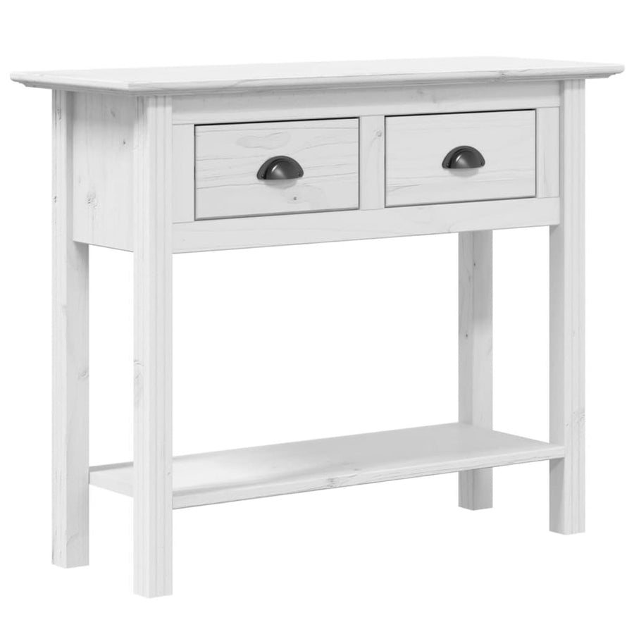 Wandtafel Bodo 91X35X74 Cm Massief Grenenhout Wit