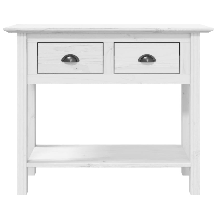 Wandtafel Bodo 91X35X74 Cm Massief Grenenhout Wit
