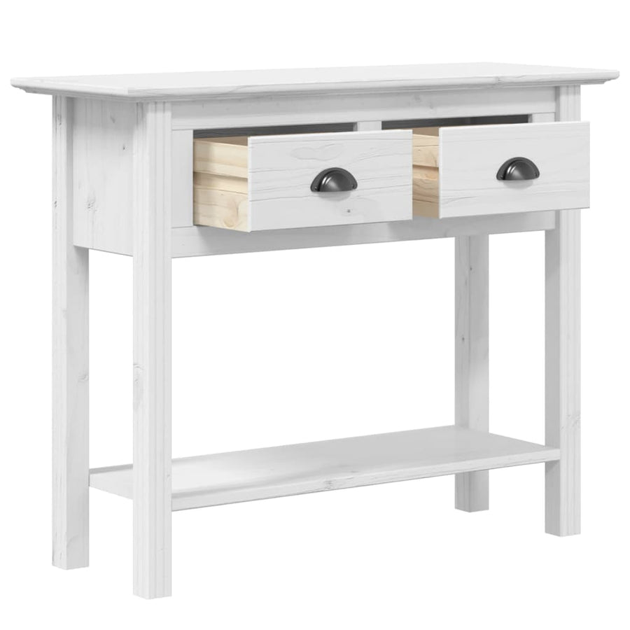 Wandtafel Bodo 91X35X74 Cm Massief Grenenhout Wit