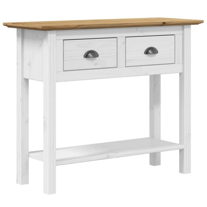 Wandtafel Bodo 90X34,5X73 Cm Massief Grenenhout Bruin