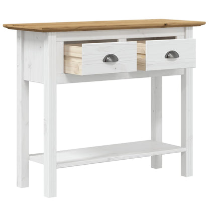 Wandtafel Bodo 90X34,5X73 Cm Massief Grenenhout Bruin