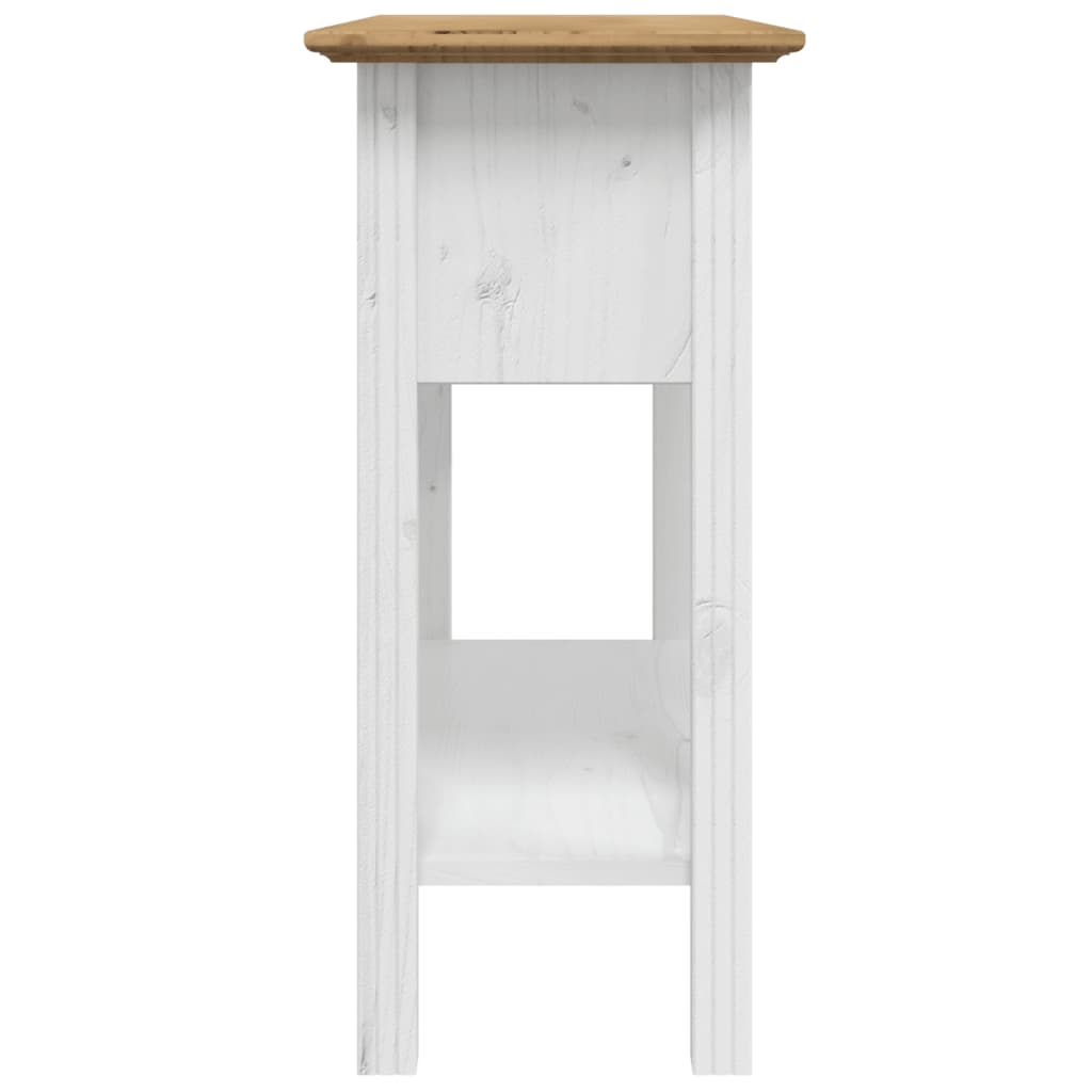 Wandtafel Bodo 90X34,5X73 Cm Massief Grenenhout Bruin
