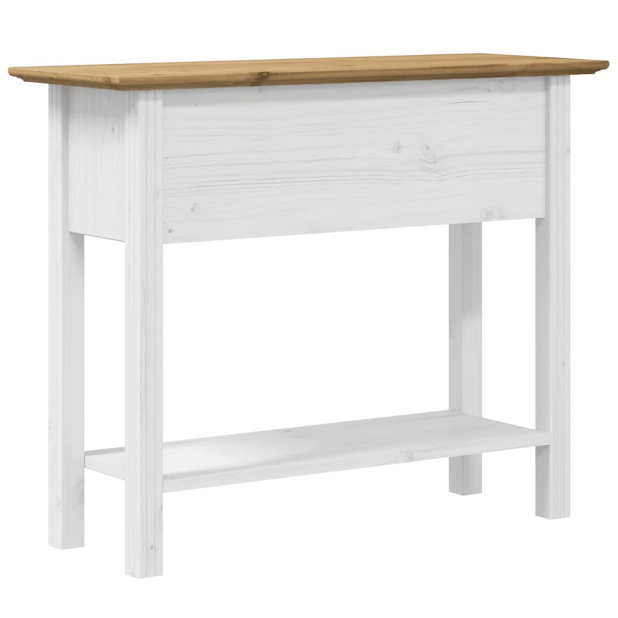 Wandtafel Bodo 90X34,5X73 Cm Massief Grenenhout Bruin
