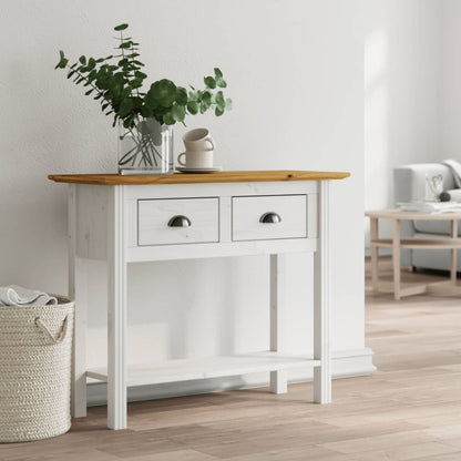 Wandtafel Bodo 90X34,5X73 Cm Massief Grenenhout Bruin