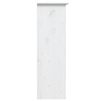 Kast Met Glazen Deuren Bodo Massief Grenenhout Wit