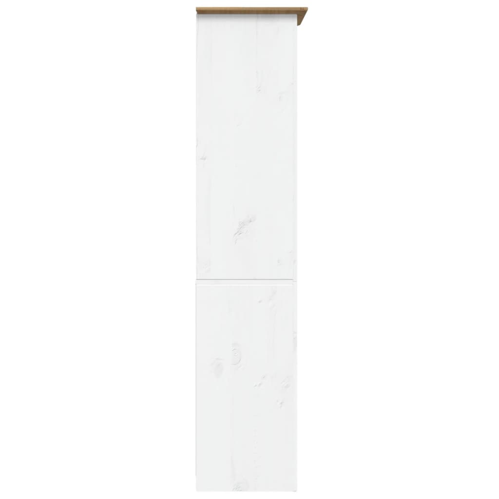 Boekenkast 5-Laags Bodo 80X38X180 Cm Massief Grenenhout Bruin