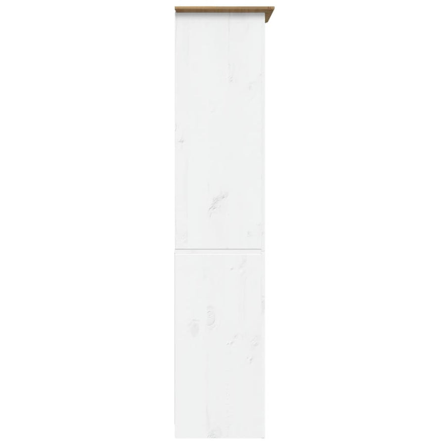Boekenkast 5-Laags Bodo 80X38X180 Cm Massief Grenenhout Bruin
