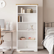 Boekenkast 82x40x173 cm massief grenenhout bruin