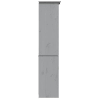 Boekenkast 5-Laags Bodo 80X38X180 Cm Massief Grenenhout Grijs