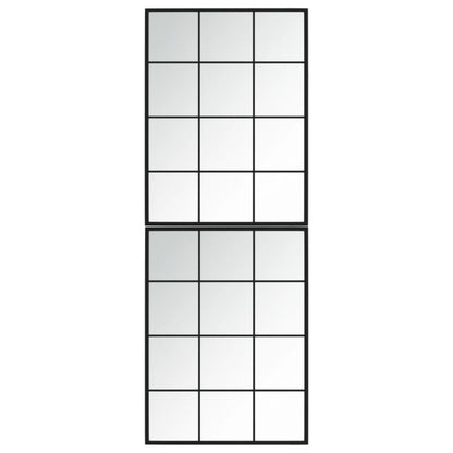 Wandspiegels Metaal Zwart 2 80 x 60 cm