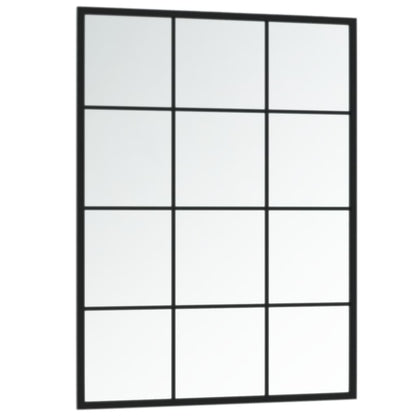Wandspiegels Metaal Zwart 2 80 x 60 cm