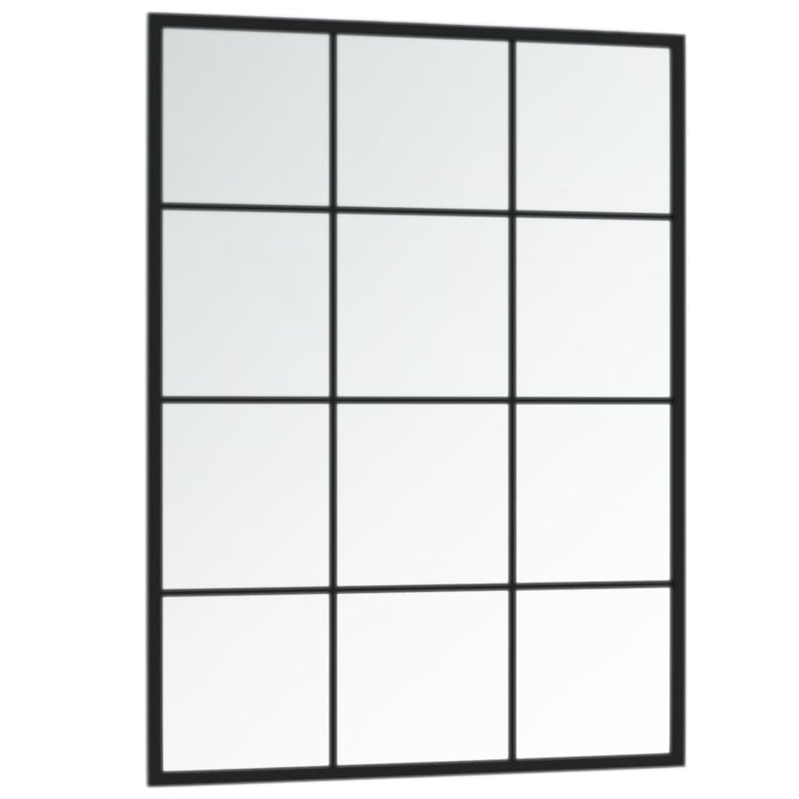 Wandspiegels Metaal Zwart 2 80 x 60 cm