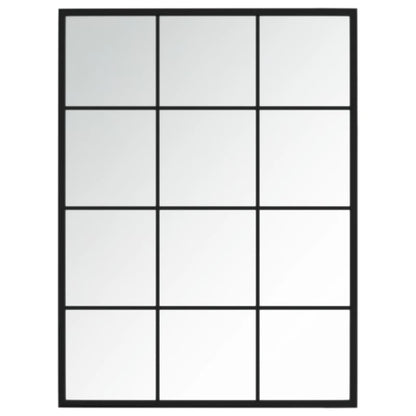 Wandspiegels Metaal Zwart 2 80 x 60 cm