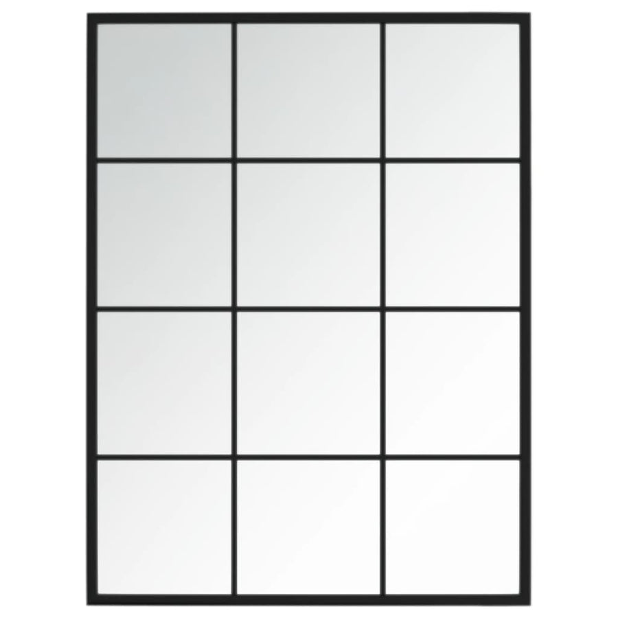 Wandspiegels Metaal Zwart 2 80 x 60 cm