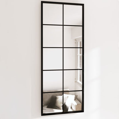 Wandspiegels Metaal Zwart 2 100 x 40 cm