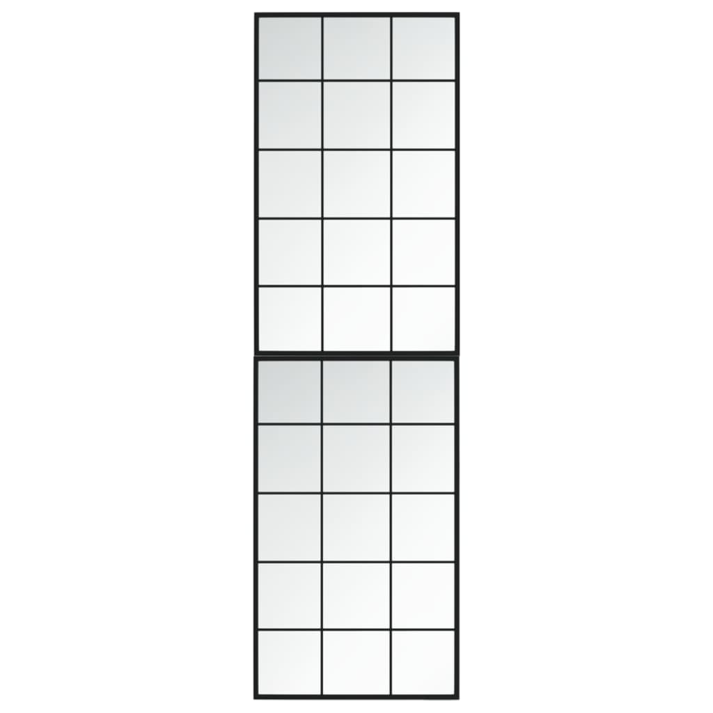 Wandspiegels Metaal Zwart 2 100 x 60 cm