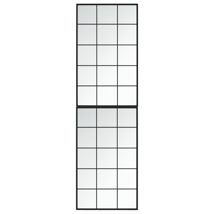 Wandspiegels Metaal Zwart 2 100 x 60 cm