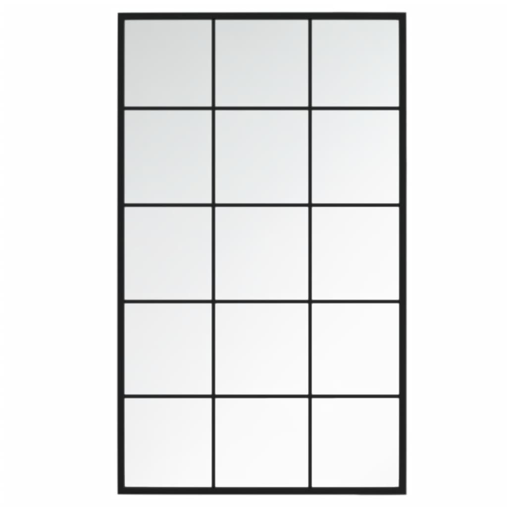 Wandspiegels Metaal Zwart 2 100 x 60 cm