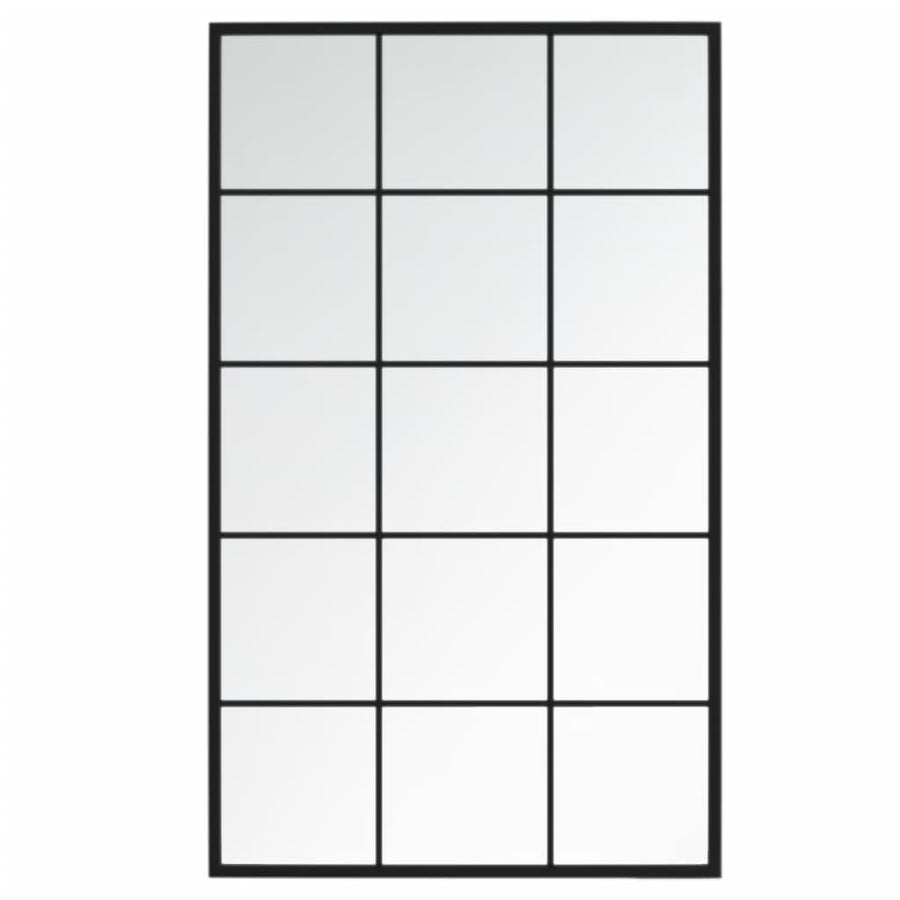 Wandspiegels Metaal Zwart 2 100 x 60 cm