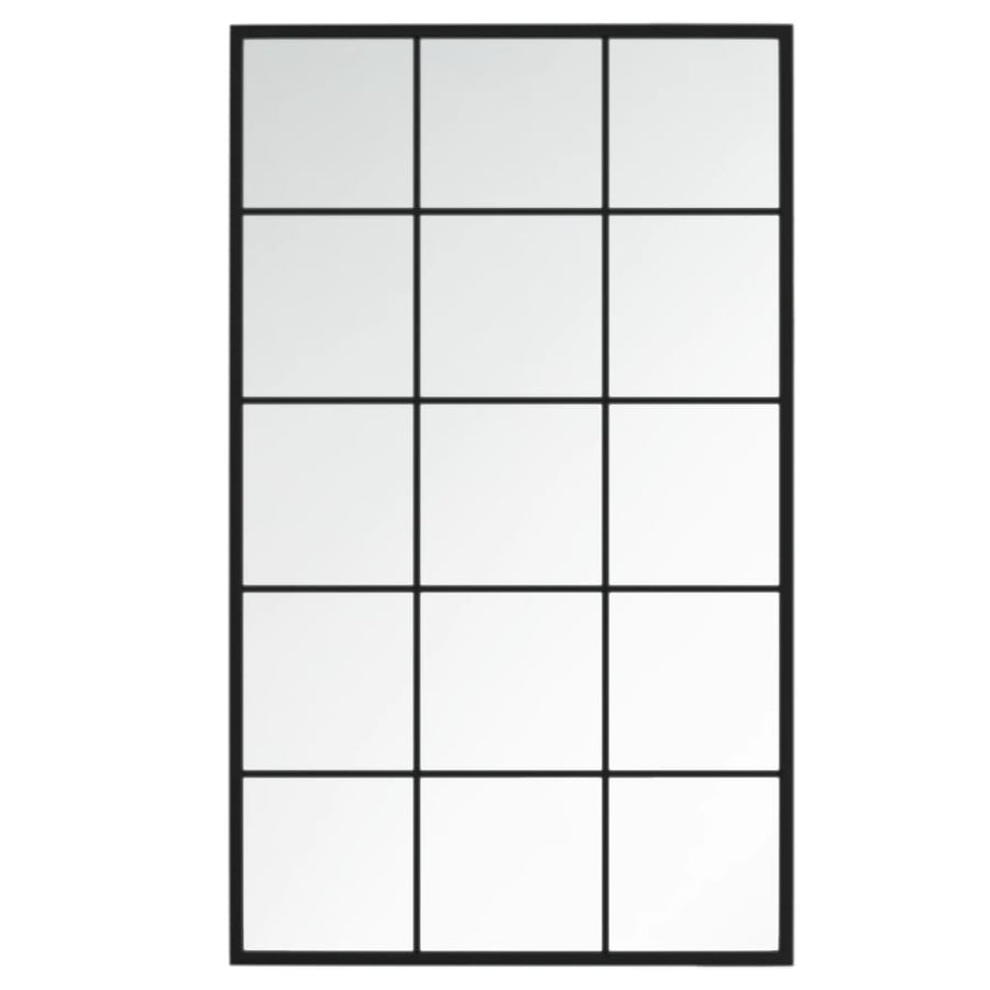 Wandspiegels Metaal Zwart 4 100 x 60 cm