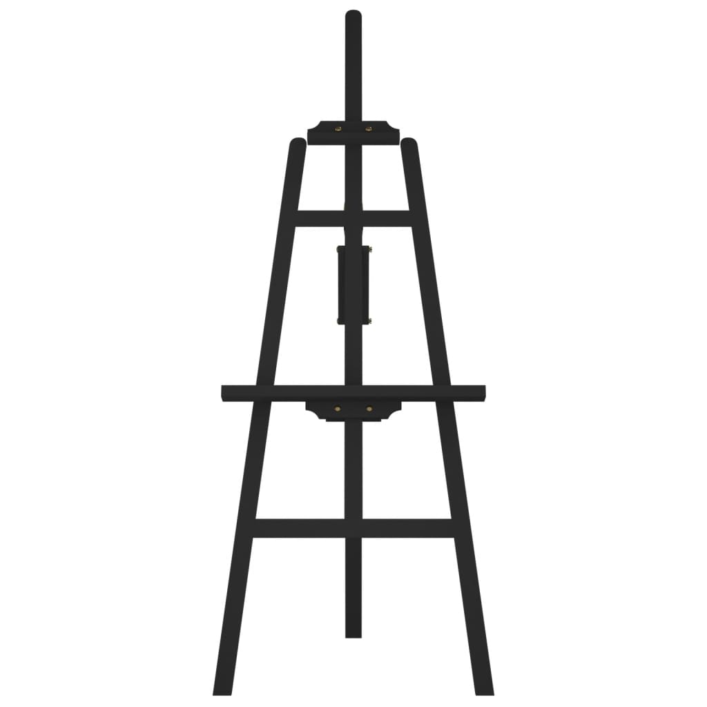 Schildersezel 53,5X95X127 Cm Massief Grenenhout Zwart