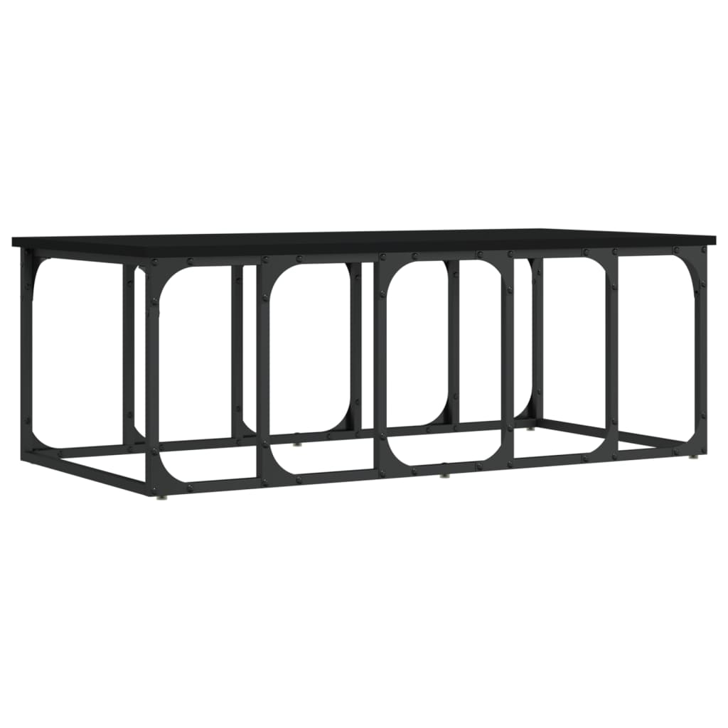 Salontafel 00X50X35,5 Cm Bewerkt Hout Zwart