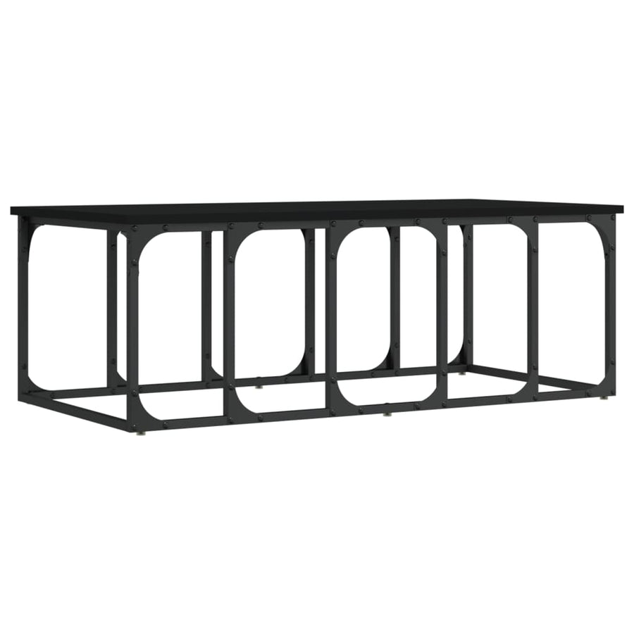 Salontafel 00X50X35,5 Cm Bewerkt Hout Zwart
