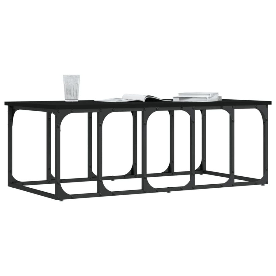 Salontafel 00X50X35,5 Cm Bewerkt Hout Zwart