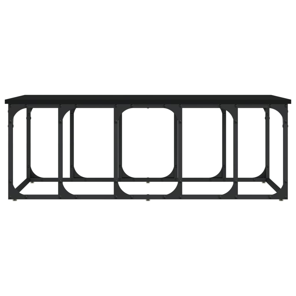 Salontafel 00X50X35,5 Cm Bewerkt Hout Zwart