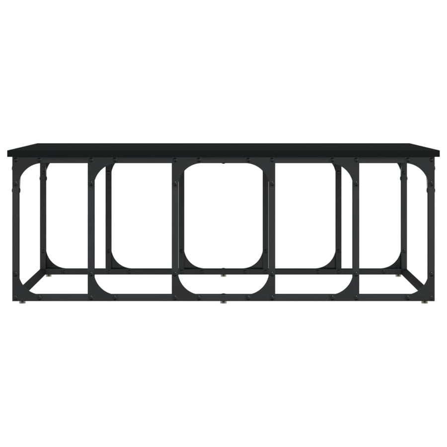 Salontafel 00X50X35,5 Cm Bewerkt Hout Zwart