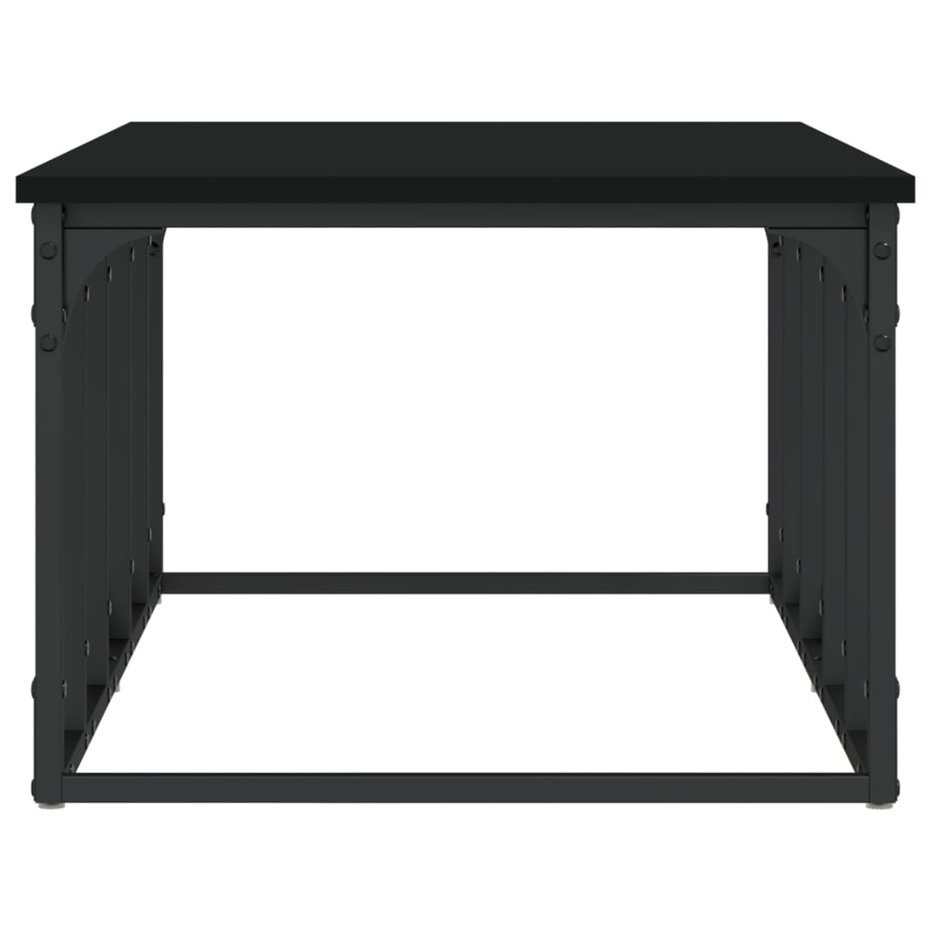 Salontafel 00X50X35,5 Cm Bewerkt Hout Zwart