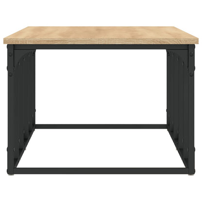 Salontafel 100x50x35,5 cm bewerkt hout sonoma eikenkleurig