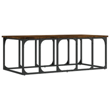 Salontafel 00X50X35,5 Cm Bewerkt Hout Kleurig Gerookt eiken