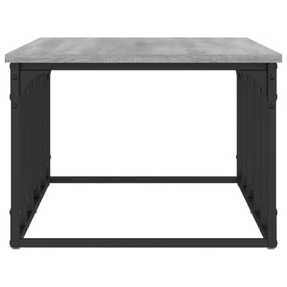 Salontafel 00X50X35,5 Cm Bewerkt Hout Eikenkleur Grijs sonoma