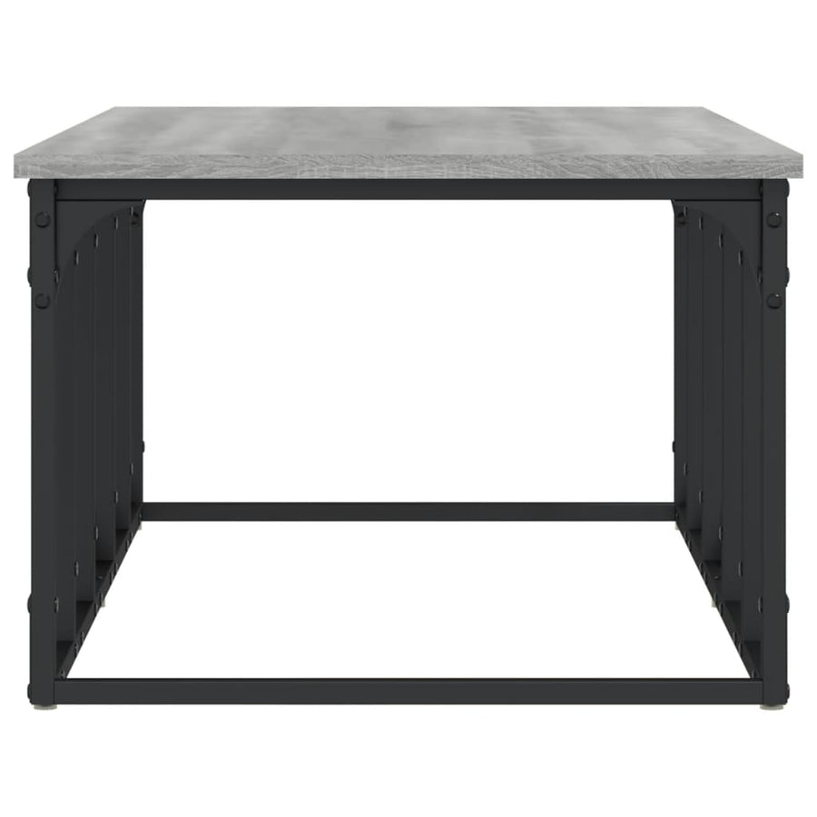 Salontafel 00X50X35,5 Cm Bewerkt Hout Eikenkleur Grijs sonoma