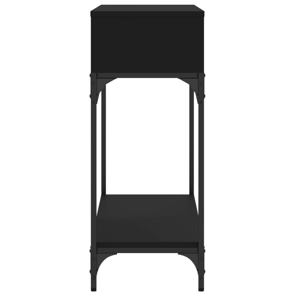 Wandtafel 00X30,5X75 Cm Bewerkt Hout Zwart