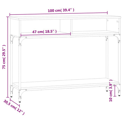 Wandtafel 00X30,5X75 Cm Bewerkt Hout Zwart