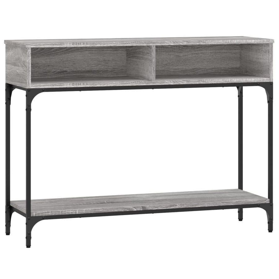 Wandtafel 100X30,5X75 Cm Bewerkt Hout Grijs Sonoma Eikenkleurig