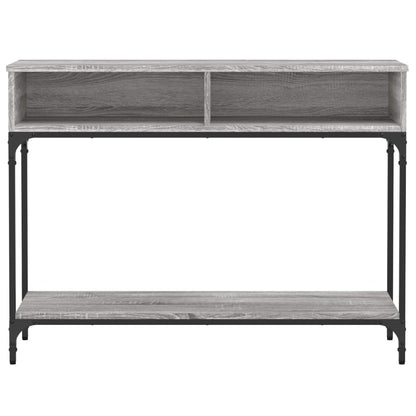 Wandtafel 100X30,5X75 Cm Bewerkt Hout Grijs Sonoma Eikenkleurig