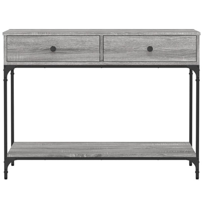 Wandtafel 100X34,5X75 Cm Bewerkt Hout Grijs Sonoma Eikenkleurig