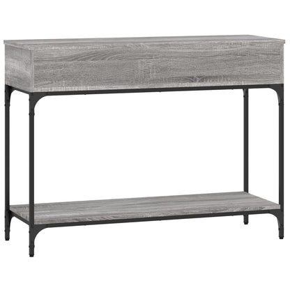 Wandtafel 100X34,5X75 Cm Bewerkt Hout Grijs Sonoma Eikenkleurig
