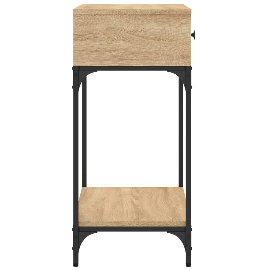Wandtafel 75X34,5X75 Cm Bewerkt Hout Sonoma Eikenkleurig