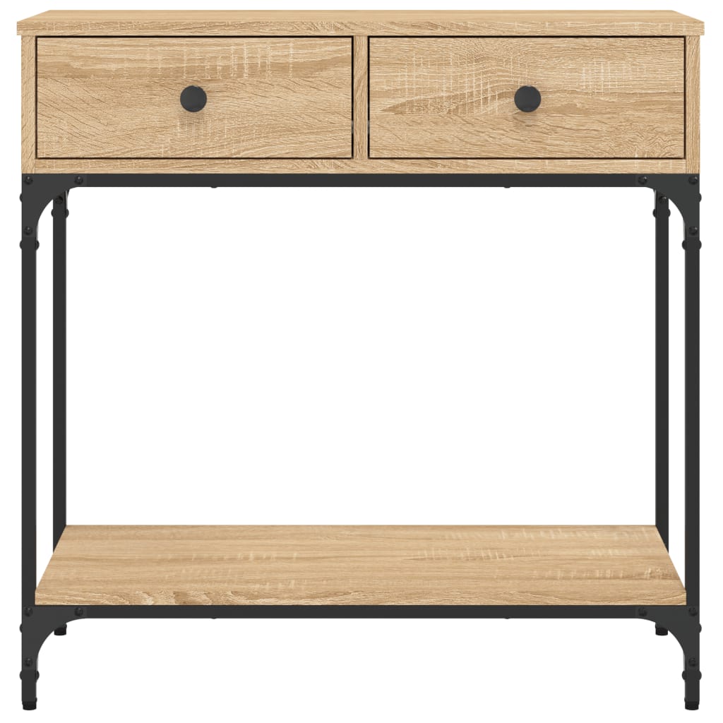 Wandtafel 75X34,5X75 Cm Bewerkt Hout Sonoma Eikenkleurig