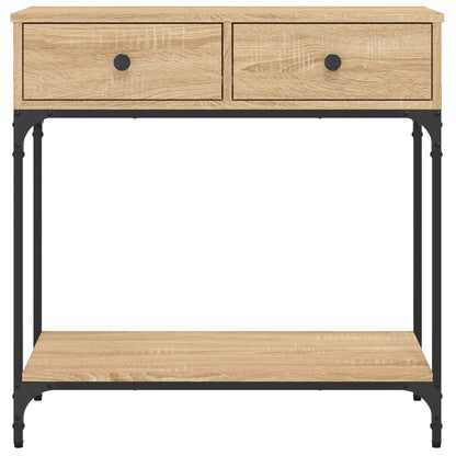 Wandtafel 75X34,5X75 Cm Bewerkt Hout Sonoma Eikenkleurig