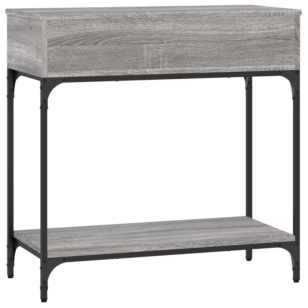 Wandtafel 75X34,5X75 Cm Bewerkt Hout Grijs Sonoma Eikenkleurig