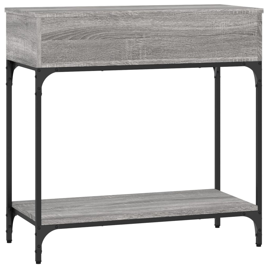 Wandtafel 75X34,5X75 Cm Bewerkt Hout Grijs Sonoma Eikenkleurig