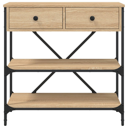Wandtafel 75X34,5X75 Cm Bewerkt Hout Sonoma Eikenkleurig