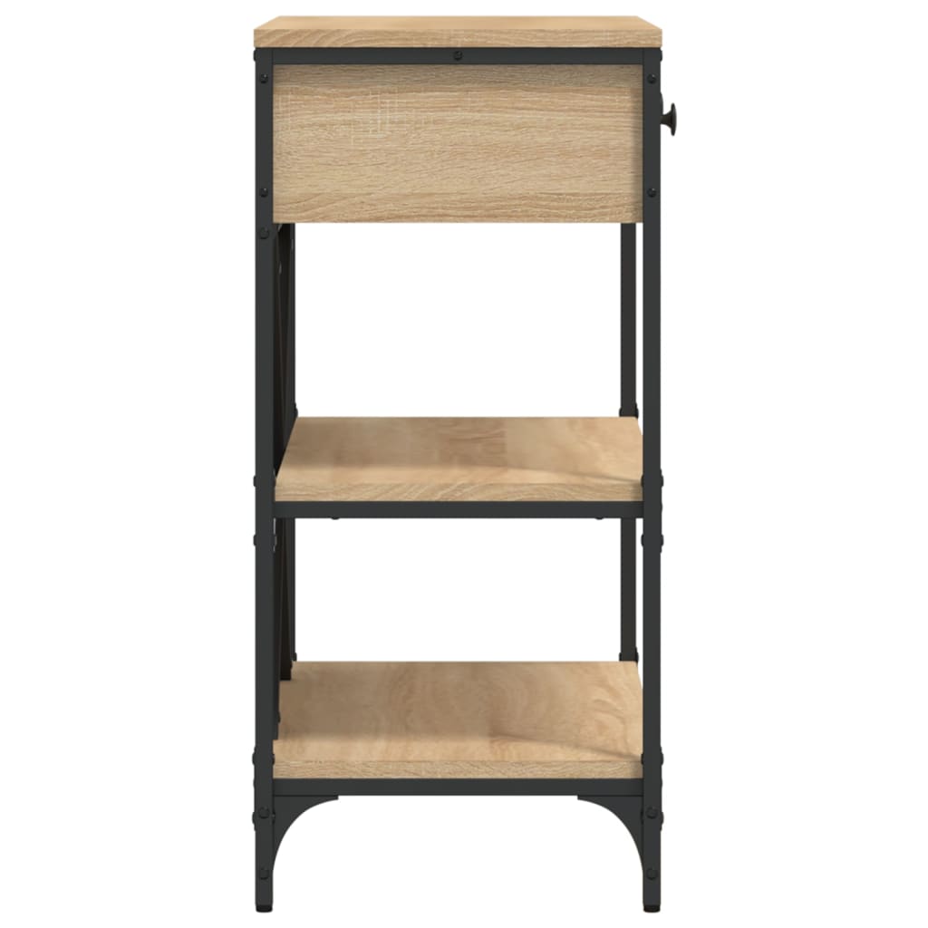 Wandtafel 75X34,5X75 Cm Bewerkt Hout Sonoma Eikenkleurig