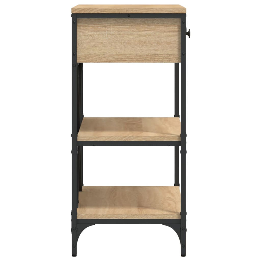 Wandtafel 75X34,5X75 Cm Bewerkt Hout Sonoma Eikenkleurig